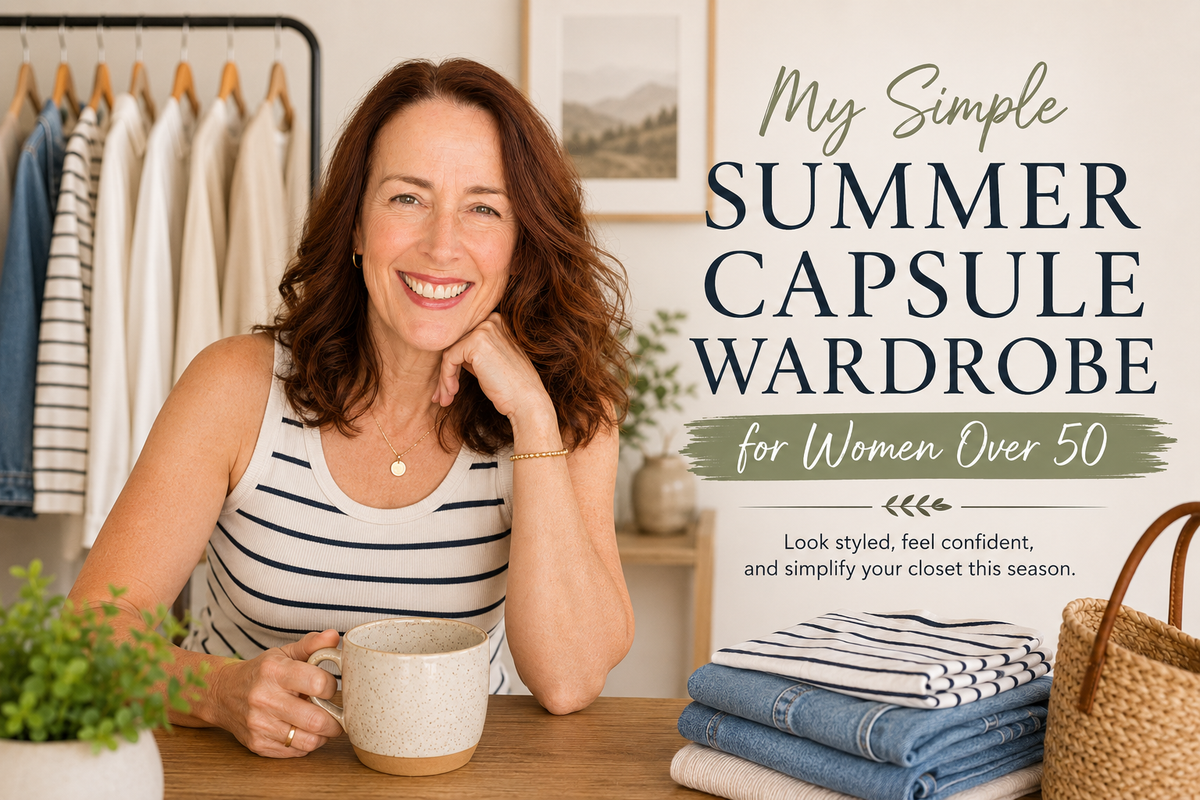 My Simple Summer Capsule Wardrobe for Women Over 50